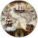 Картина из мозаики. Часы – Парусники, Без подрамника, 40 х 40 см