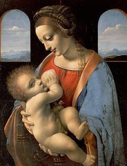 Купити Алмазна техніка. Богородиця з немовлям худ. Leonardo da Vinci  в Україні