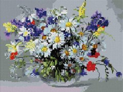 Купити Алмазна мозаїка 30х40 Букет польових квітів ST459  в Україні