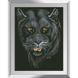 Алмазна мозаїка Чорна пантера, Без підрамника, 35 х 46 см
