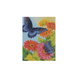 Алмазная мозаика по номерам круглыми камешками (на подрамнике). Две бабочки на ярких цветах, С подрамником, 30 х 40 см