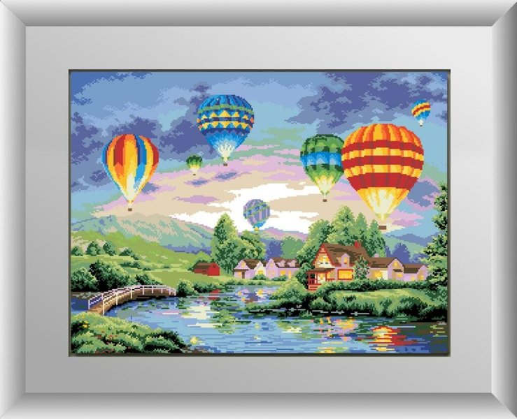 Купить Мозаика квадратными камушками Воздушные шары  в Украине