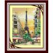 Мозаїка квадратними камінчиками Вечірній Париж, Без підрамника, 36 х 46 см