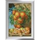 Алмазная мозаика Ветка апельсинов, Без подрамника, 32 х 45 см
