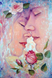 Алмазна мозаїка. Поцілунок – Троянди 60 х 40 см, Без підрамника, 60 х 40 см