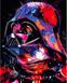 Картина за номерами Розмальований Дарт Вейдер, Без коробки, 40 х 50 см